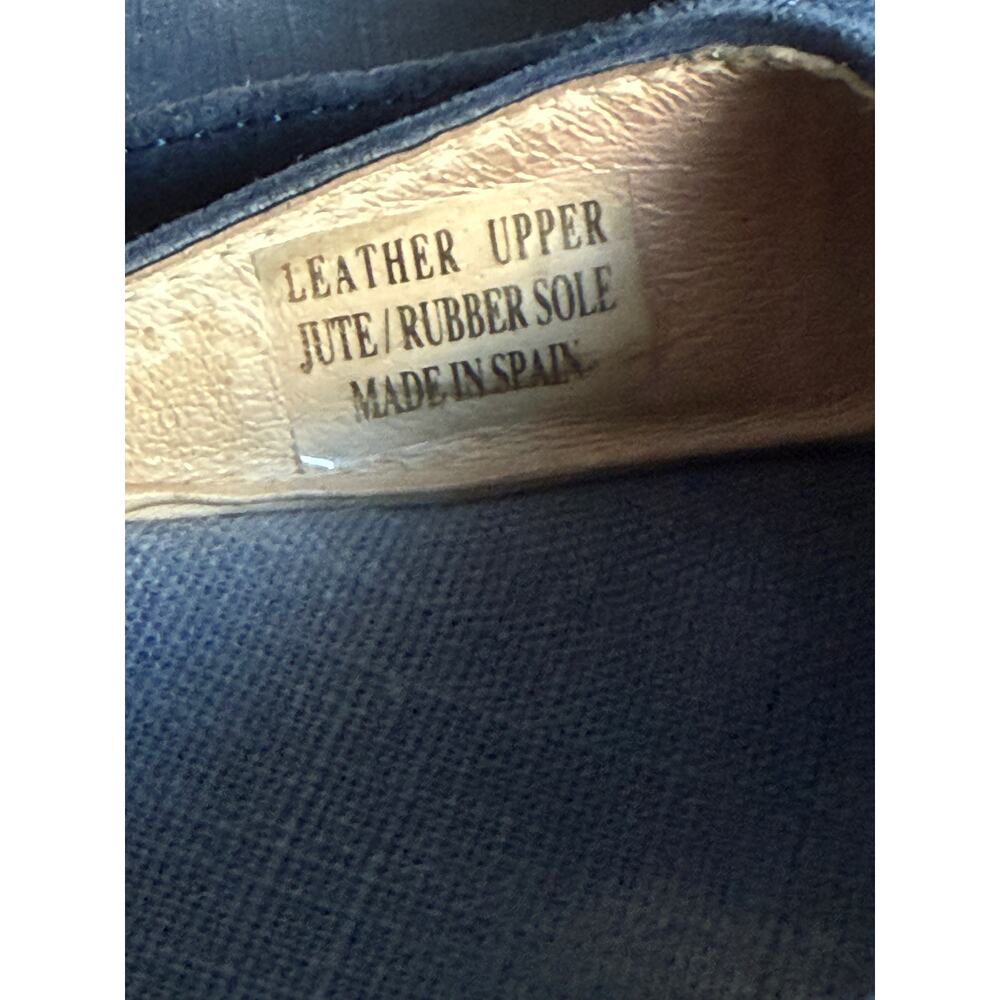 Brooks Brothers Canvas and Criss Cross Gladiator Platforms - Picture 2 of 7